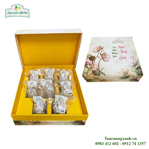 Trà Ướp Bông Sen Ngọc Tỉnh Liên - Hộp 8 Bông