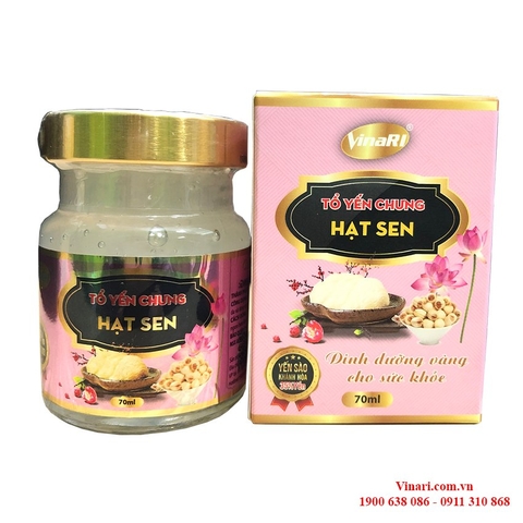 Tổ Yến Sào Chưng Sẵn Hạt Sen 70ml