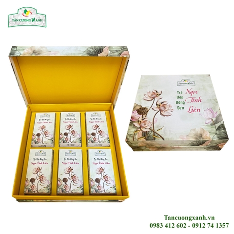 Hộp Trà Ướp Bông Sen Ngọc Tỉnh Liên