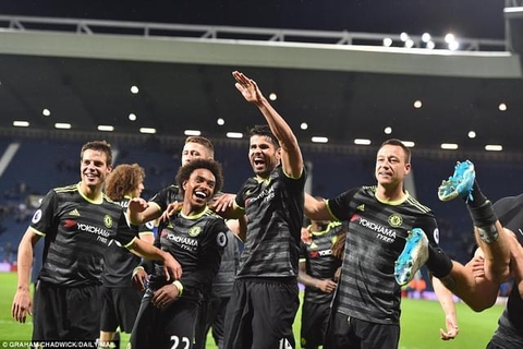 Màn ăn mừng rực rỡ đón chức vô địch Premier League của Chelsea