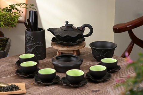 Bộ ấm chén tử sa TS1