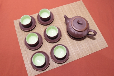 Bộ ấm chén tử sa TS31