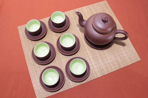 Bộ ấm chén tử sa TS24