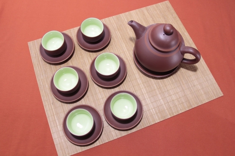 Bộ ấm chén tử sa TS25