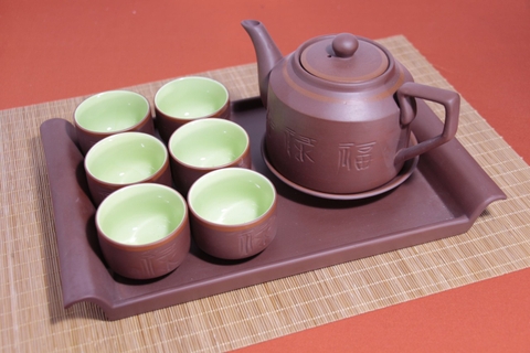 Bộ ấm chén tử sa TS26