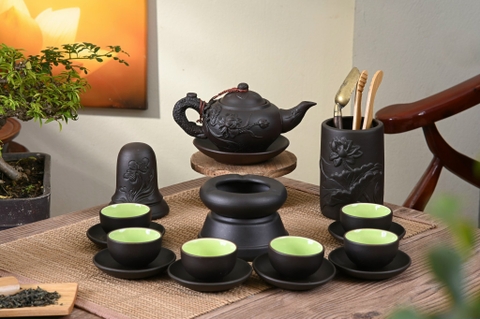 Bộ ấm chén tử sa TS5