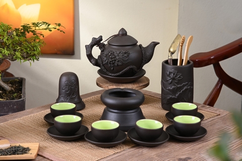 Bộ ấm chén tử sa TS6
