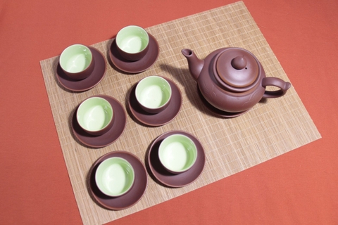 Bộ ấm chén tử sa TS29