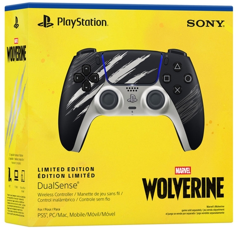 Tay Cầm DualSense Wireless Controller Marvels Wolverine Adamantium Limited Edition