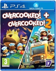 Đĩa Game PS4 Overcooked + Overcooked 2 New