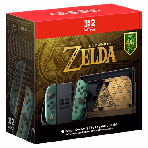 Nintendo Switch 2 The Legend of Zelda 40th Anniversary Edition