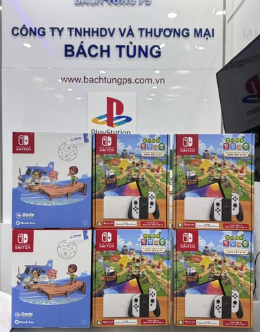 Máy chơi game Nintendo Switch OLED Animal Crossing Bundle