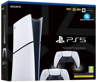 Máy Chơi Game Sony Playstation 5 Slim Kèm 2 Tay Dualsense Bản Digital Edition