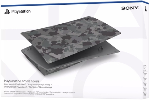 Ốp bọc PlayStation 5 Grey Camo Xám Camo Hàng chính hãng Sony Việt Nam