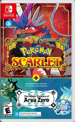 Pokemon Scarlet + The Hidden Treasure of Area Zero like new