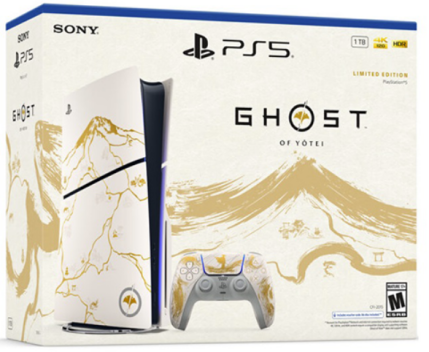 Máy chơi game Ps5 Slim Ghost of Yōtei Gold Limited Edition Bundle