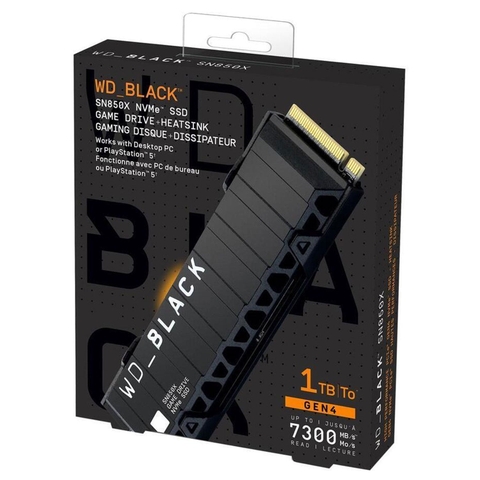 SSD WD_BLACK SN850P NVMe 1TB With Heatsink cho máy Ps5