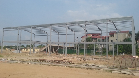 Công trình nhà khung thép