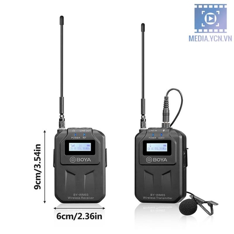 Cho thuê mic cài áo thu âm không dây Boya WM6S