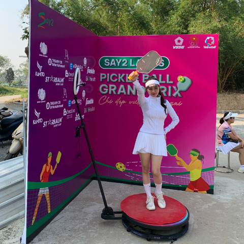Cho thuê bục xoay 360 độ giải thi đấu Pickleball