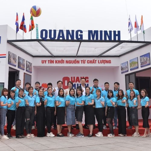 Quay phim, chụp ảnh cho cửa hàng Quang Minh tại VietBuild 2024