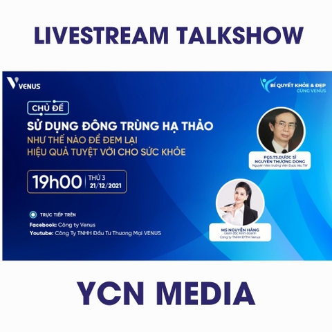 Livestream số thứ 1 cho Công ty mỹ phẩm Venus