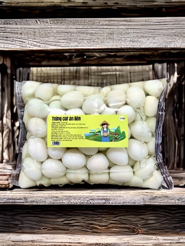 TRỨNG  CÚT BÓC VỎ - TIỆT TRÙNG