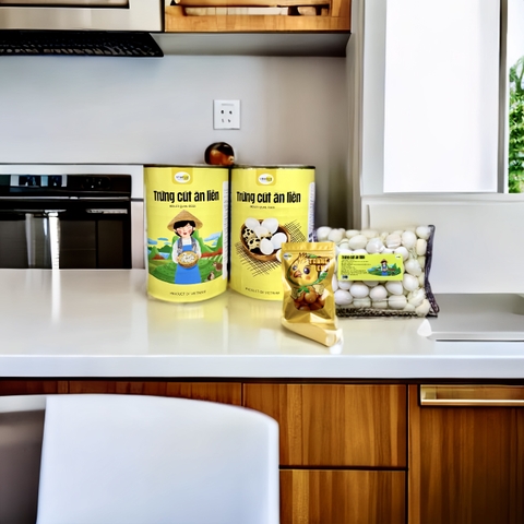 COMPO TRỨNG CÚT CĂN LIỀN ( BÓC VỎ SẲN ) VINAEGG