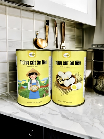 TRỨNG CÚT ĂN LIỀN VINAEGG - DẠNG LON