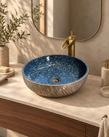 Chậu sứ mỹ thuật Haduvico - LVB026
