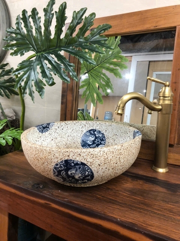 Chậu Sứ Mỹ Thuật Cao Cấp  - LVB042