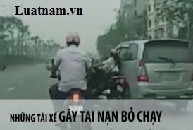 Gây tai nạn sợ bị đánh, bỏ xe chạy có bị coi bỏ trốn?