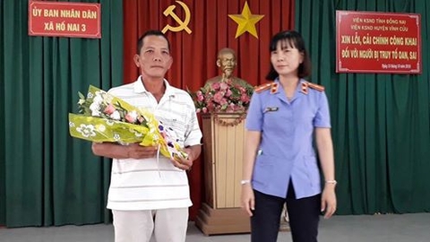 Xin lỗi công khai nạn nhân bị giam oan hơn 4 tháng