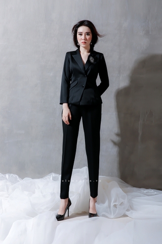 Q0086 - Quần Tây Đen Vest