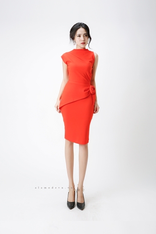 D0121 - Đầm Body Quấn Bông