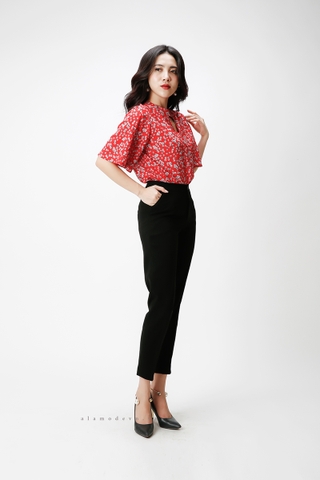 A0214 - Áo Lụa Hoa Nhí