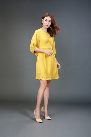 D0143 - Đầm Ngực Xếp Lớp