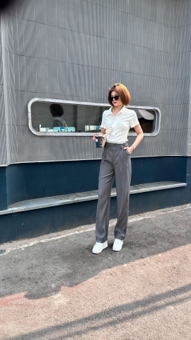 Áo sơ mi trắng tay ngắn - A0309