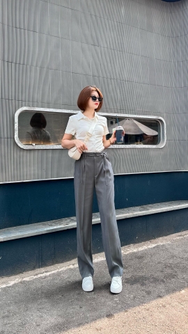 Áo sơ mi trắng tay ngắn - A0309