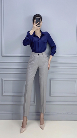 Áo sơ mi lụa công sở - A0344