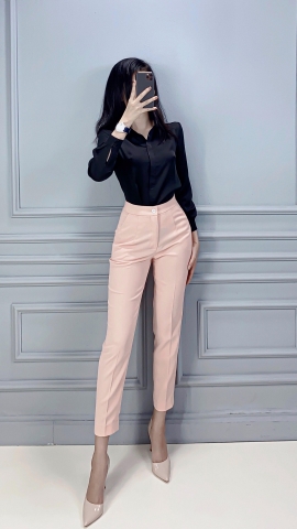 Áo Sơ mi lụa tay dài - A0413