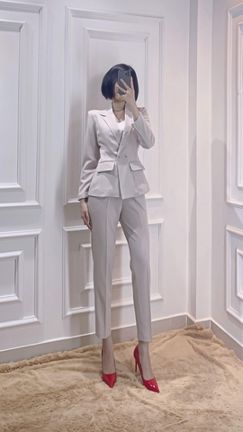 Áo vest form ôm 2 nút - A0518
