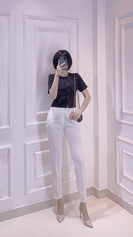 Áo Crop tay ngắn cổ tròn - A0531