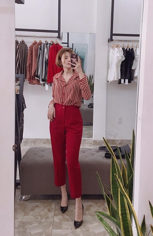 A0222 - Áo Sơ-mi Sọc