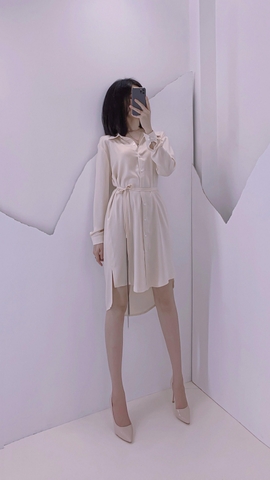 Đầm sơ mi lụa - D0207
