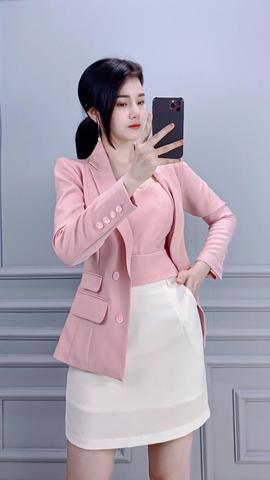 Áo vest dáng ôm nhẹ, 4 nắp túi - A0488