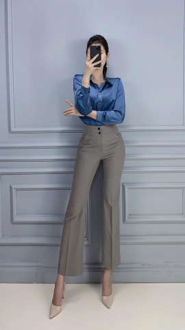Áo Sơ mi lụa tay dài - A0497
