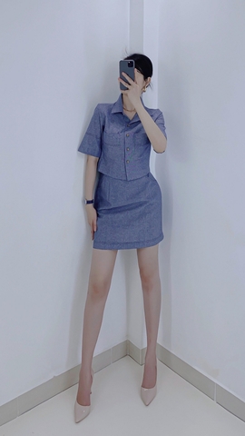 Váy ngắn form chữ A - V0117