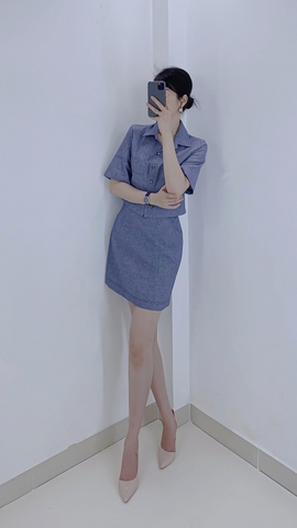 Váy ngắn form chữ A - V0117