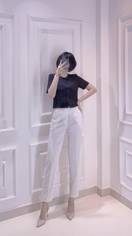 Áo Crop tay ngắn cổ tròn - A0531